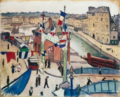 July 14th in Le Havre by Albert Marquet