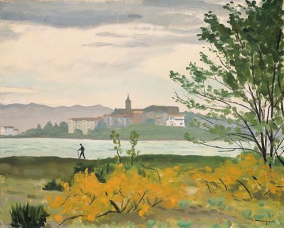 Fontarabie, View from Hendaye, The Walker by Albert Marquet