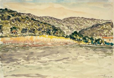 Coastal Landscape at Île de Port Cros by Albert Marquet