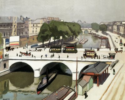 Le Pont Saint Michel in Paris by Albert Marquet