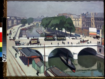 Saint-Michel Bridge in Paris, Quai des Grands-Augustins by Albert Marquet