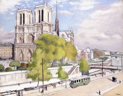 Paris, The Seine and Notre Dame by Albert Marquet
