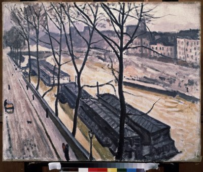 Paris in Winter, Quai Bourbon by Albert Marquet
