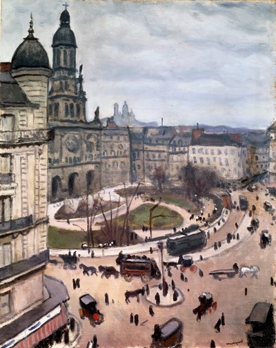 Place de la Trinité in Paris, 1911 by Albert Marquet