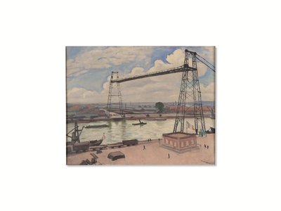 Rouen, the Transporter Bridge by Albert Marquet