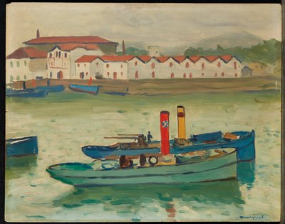 Saint-Jean-de-Luz, Fishing Boat by Albert Marquet