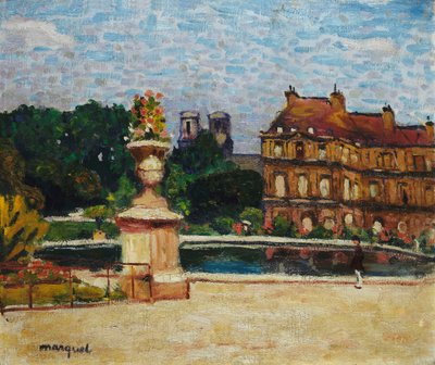 The Pond at Luxembourg by Albert Marquet