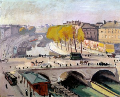The Pont Saint Michel and the Quai des Grands Augustins in Paris by Albert Marquet