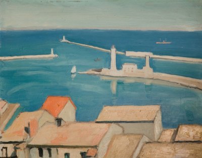 The Port of Cette, Marseilles by Albert Marquet