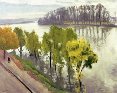 The Seine at La Frette in Autumn by Albert Marquet