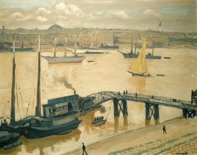 The Harbour of Bordeaux by Albert Marquet