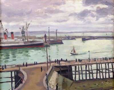 The outer harbour of Le Havre, l