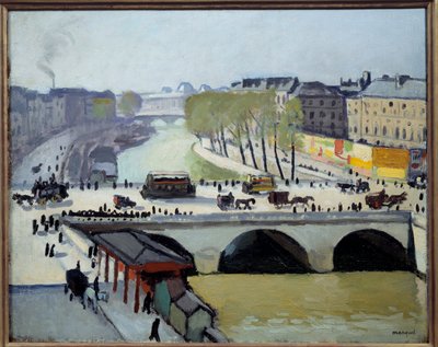 View of the Pont Saint Michel in Paris by Albert Marquet