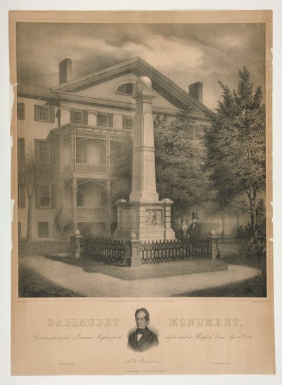 Gallaudet Monument by Albert Newsam