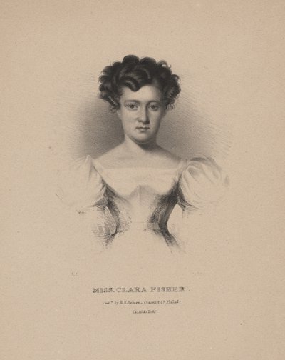 Miss Clara Fisher, lithograph by C.G. Childs, 1830 by Albert Newsam