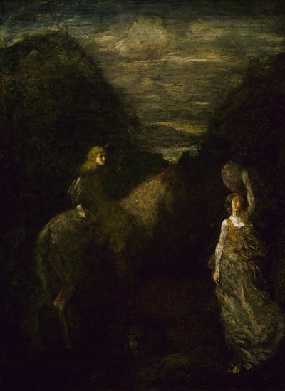 King Cophetua and the Beggar Maid, by 1906 or 1907 by Albert Pinkham Ryder