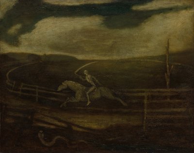 The Race Track: Death on a Pale Horse, c. 1896-1908 by Albert Pinkham Ryder