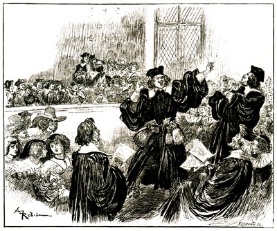 Advocating the cause of fat in 17th century Paris by Albert Robida