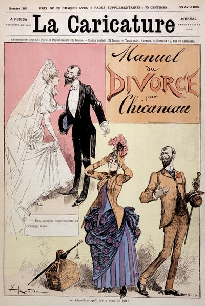 Couple married then divorce, 