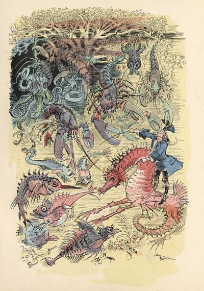Illustration by Albert Robida in 