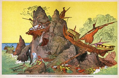Sindbad the Sailor by Albert Robida