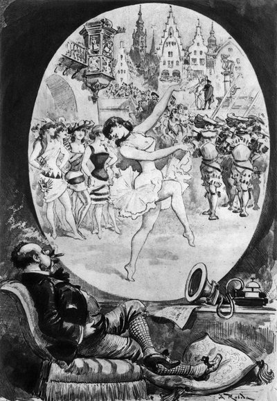 Telephonoscope by Albert Robida