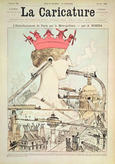 The Improvement to Paris by the Metro, from 