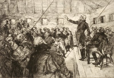 Washington Prevents a Military Dictatorship (cancelled plate from the portfolio "The Bicentennial Pageant of George Washington") by Albert Sterner