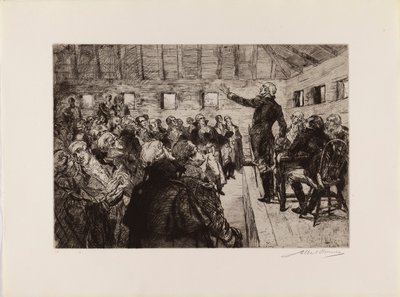 Washington Prevents a Military Dictatorship (from the portfolio "The Bicentennial Pageant of George Washington") by Albert Sterner