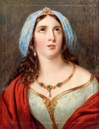 The Actress Johanna Weißenthurn in Her Parade Role as Medea by Albert Theer