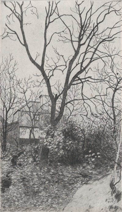 Autumn, from the portfolio of the Swedish Fine Art Print Society, 1889 by Albert Theodor Gellerstedt