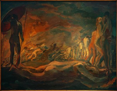 Jeremiah Lying on the Ground by Albert Weisgerber