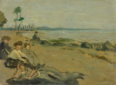 Bathing Beach by Albert Weisgerber