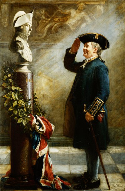 Saluting the Admiral by Albert William Holden