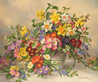 Spring Flowers and Poole Pottery by Albert Williams