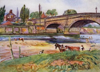 Walton-le-Dale, the Bridge by Albert Woods