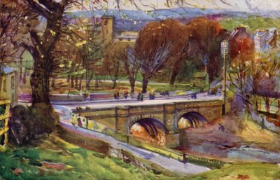 Whalley, the Church and Village by Albert Woods