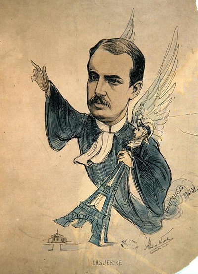 Caricature of Georges Laguerre by Albert de Korsak