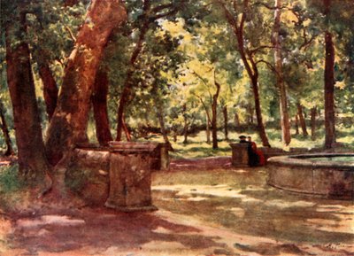 In Villa Borghese by Alberto Pisa
