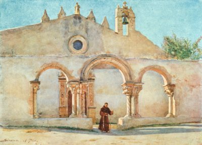 Porch of St. Giovanni, Syracuse by Alberto Pisa