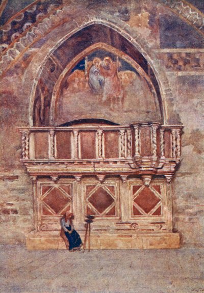 Pulpit, Lower Church, S Francesco, Assisi by Alberto Pisa