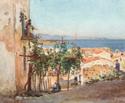 Street in Cefalu by Alberto Pisa