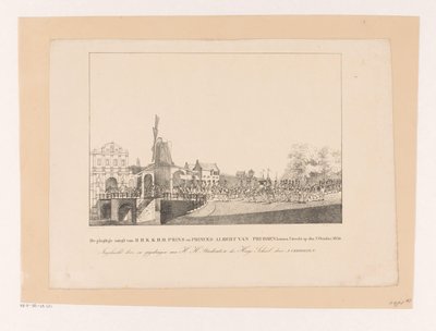 Entry of Princess Marianne and Her Husband Prince Albert in Utrecht, 1830 by Albertus Verhoesen