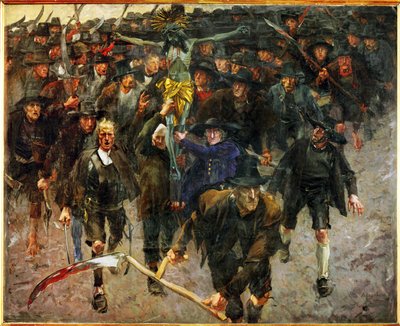 Das Kreuz by Albin Egger-Lienz