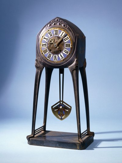 An Albin Muller Table Clock, Before 1904 by Albin Muller