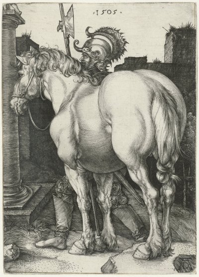 The Big Horse by Albrecht (after) Durer or Duerer