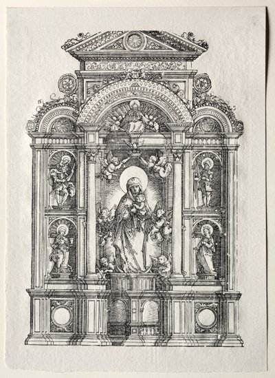 Altar with the Beautiful Mary of Regensburg by Albrecht Altdorfer