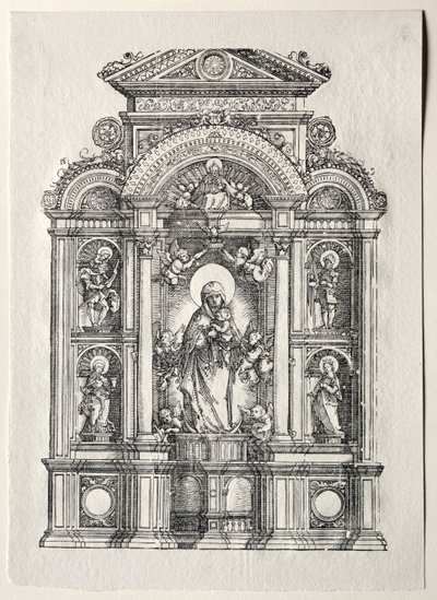 Altar with the Beautiful Maria of Regensburg by Albrecht Altdorfer