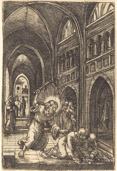 Christ Expelling the Money Changers by Albrecht Altdorfer