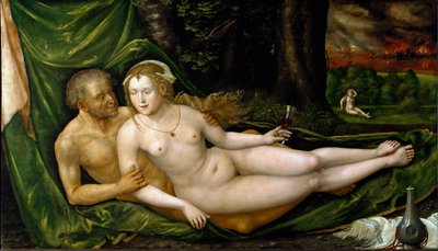 Loth and His Daughters by Albrecht Altdorfer